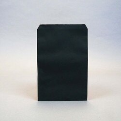 Flat Merchandise black paper bags f